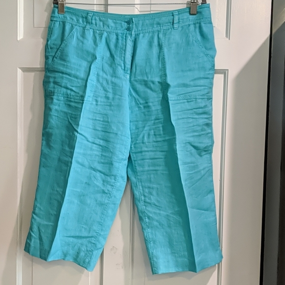Tommy Bahama Pants - Tommy Bahama Linen Capris 10